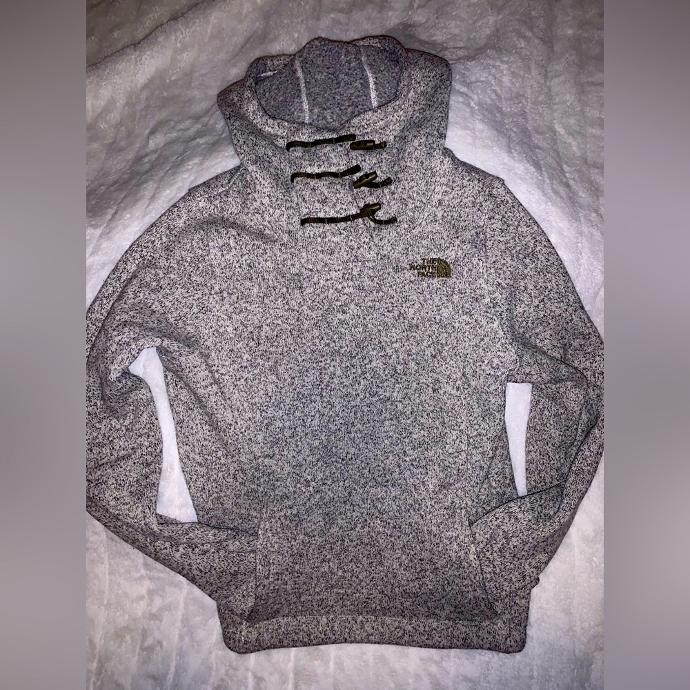 The North Face gray hoodie